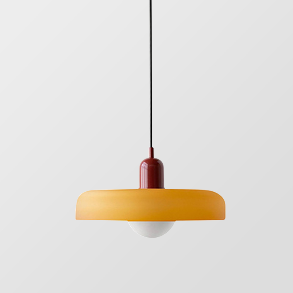 Bauhaus Modern Colorful Glass Pendant Light