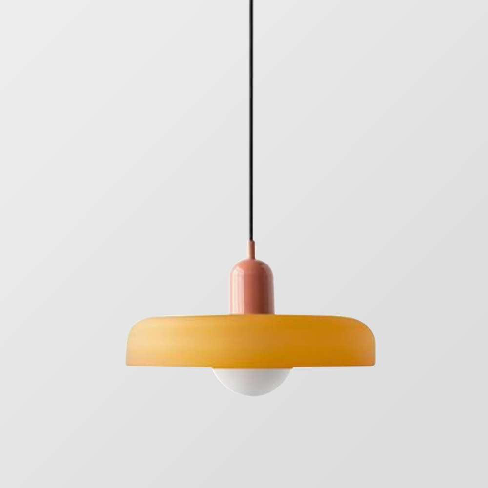 Bauhaus Modern Colorful Glass Pendant Light
