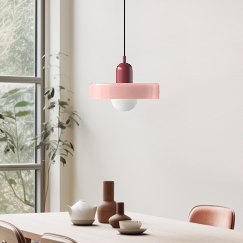 Bauhaus Modern Colorful Glass Pendant Light