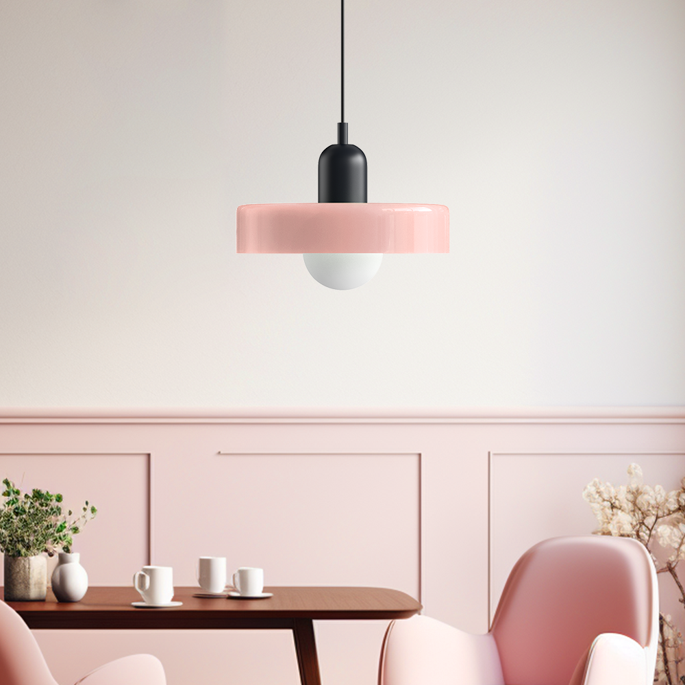 Bauhaus Modern Colorful Glass Pendant Light