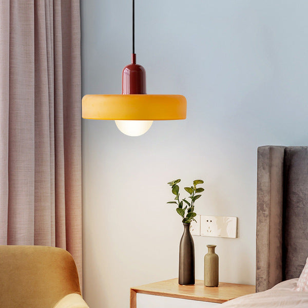 Bauhaus Modern Colorful Glass Pendant Light