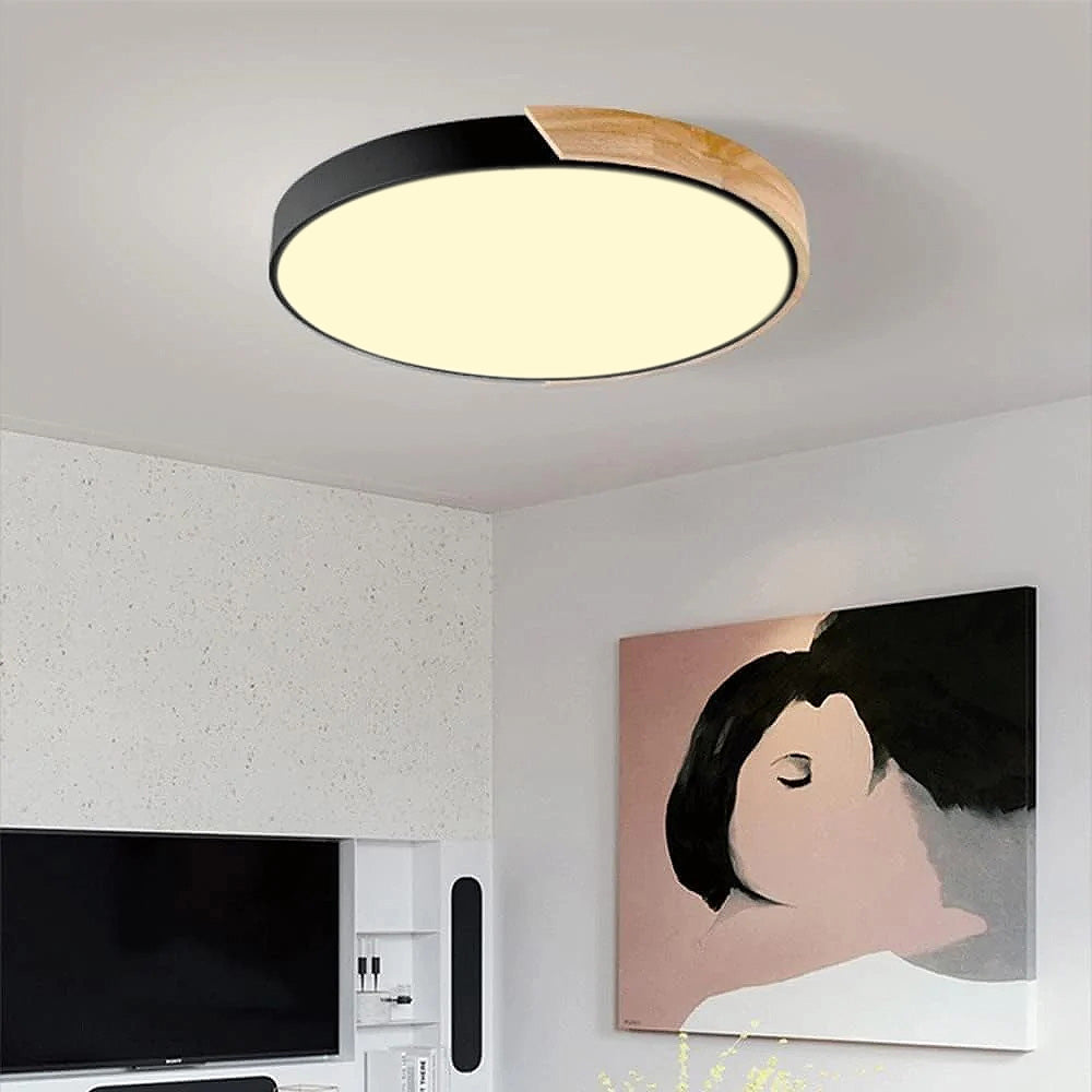 Colorful Minimalist LED Round Ceiling Light
