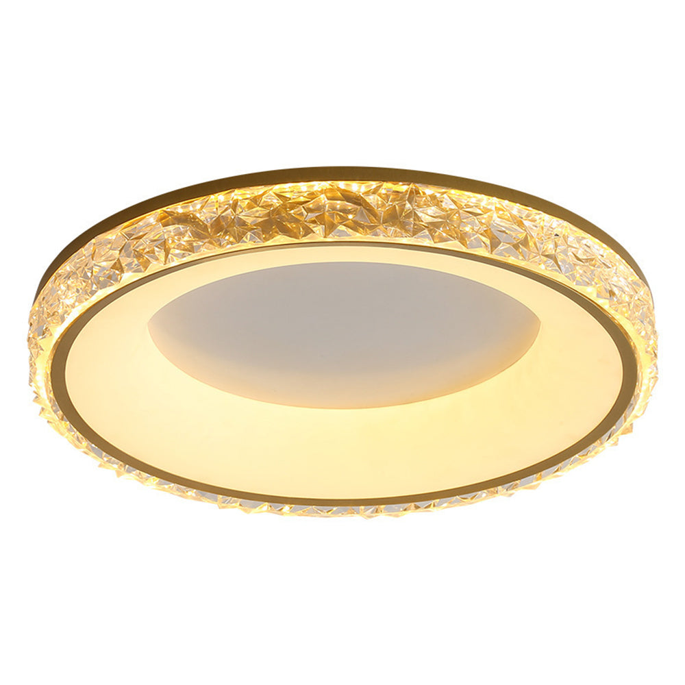 Flush Mount Modern Round Acrylic Ceiling Light