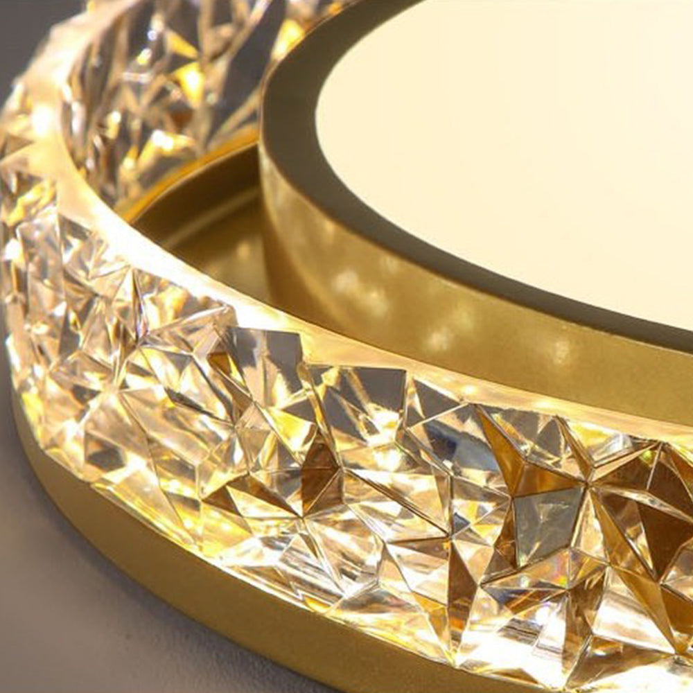 Flush Mount Modern Round Acrylic Ceiling Light
