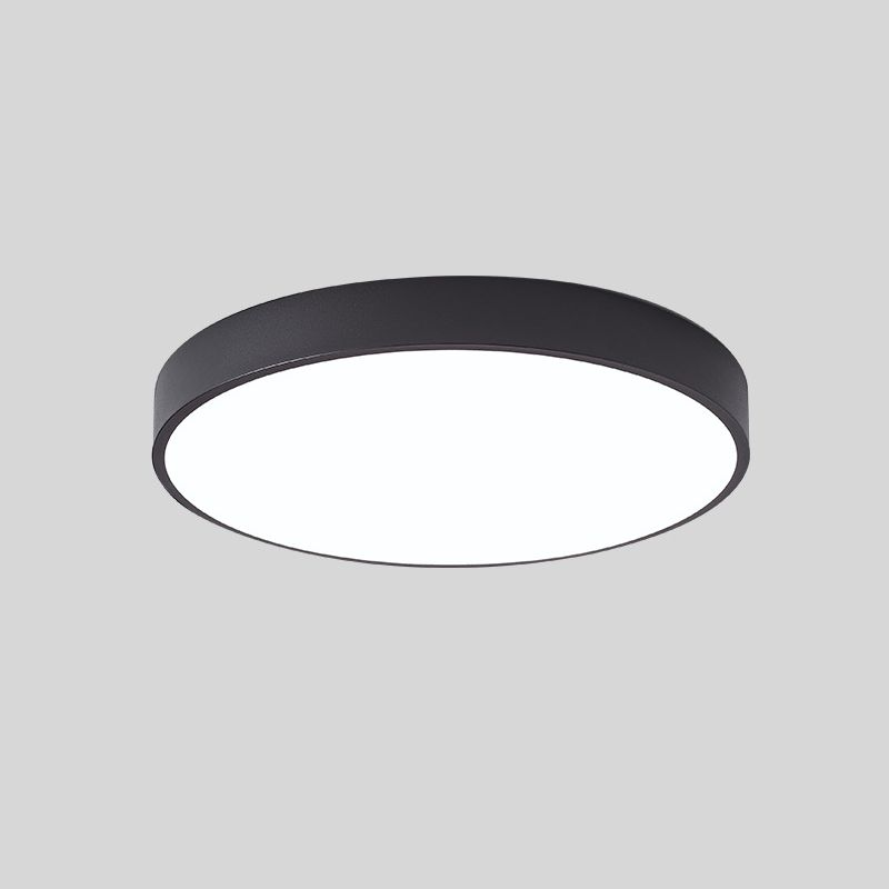 Circular Modern LED Flush Mount Ceiling Light
