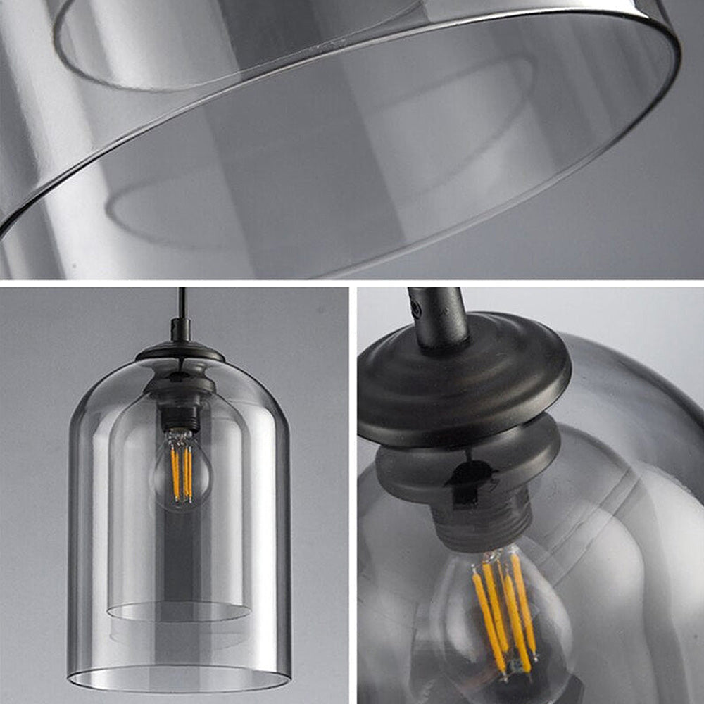 Double Layer Minimalist Small Pendant Light For Dining Room