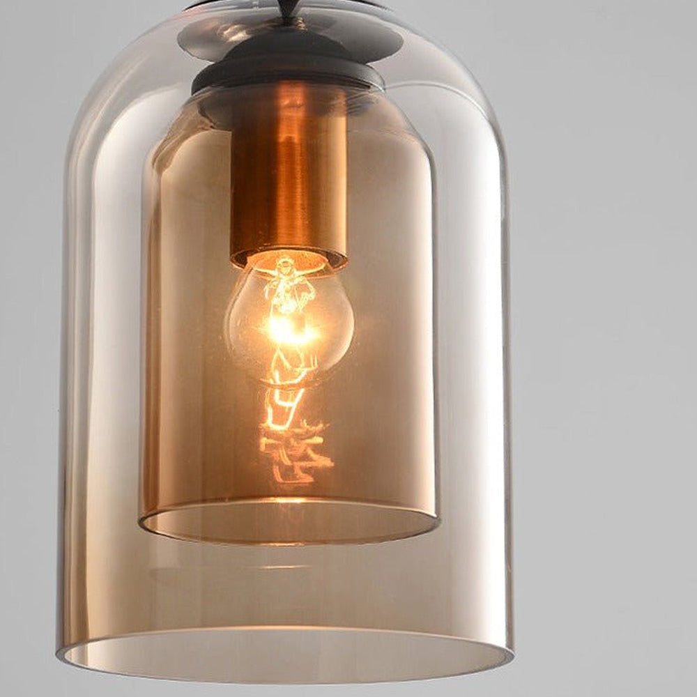 Double Layer Minimalist Small Pendant Light For Dining Room