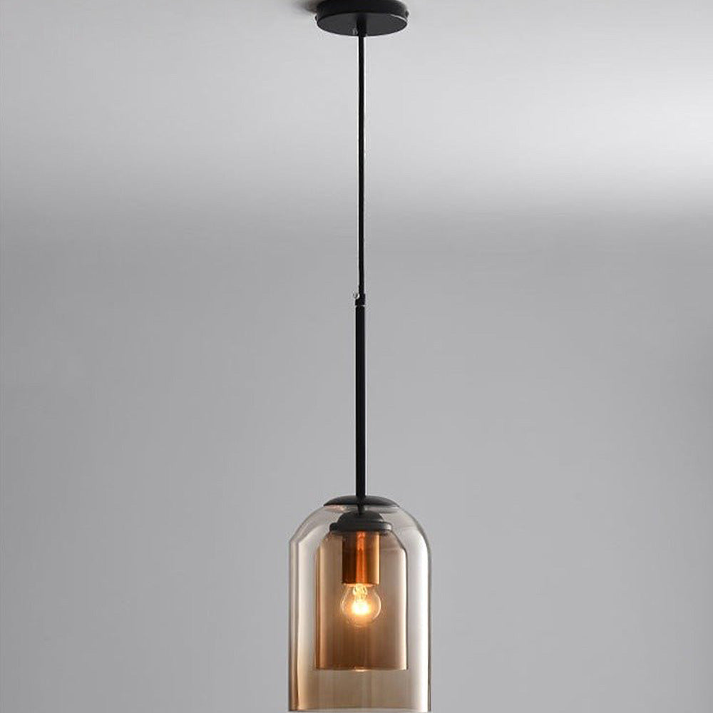 Double Layer Minimalist Small Pendant Light For Dining Room