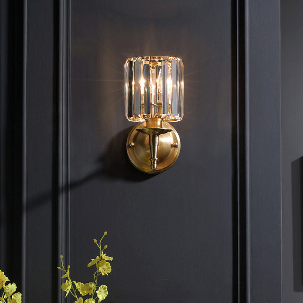 Clear Luxury Crystal Small Wall Light