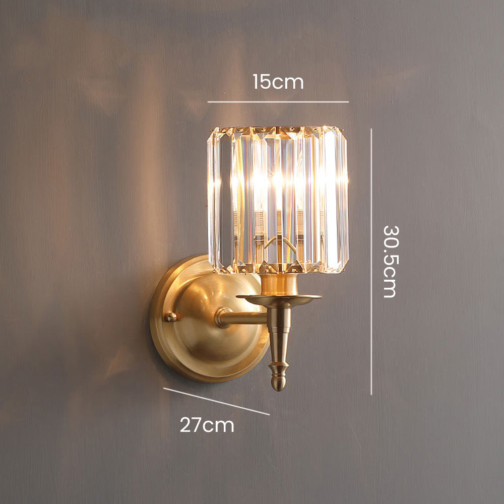 Clear Luxury Crystal Small Wall Light