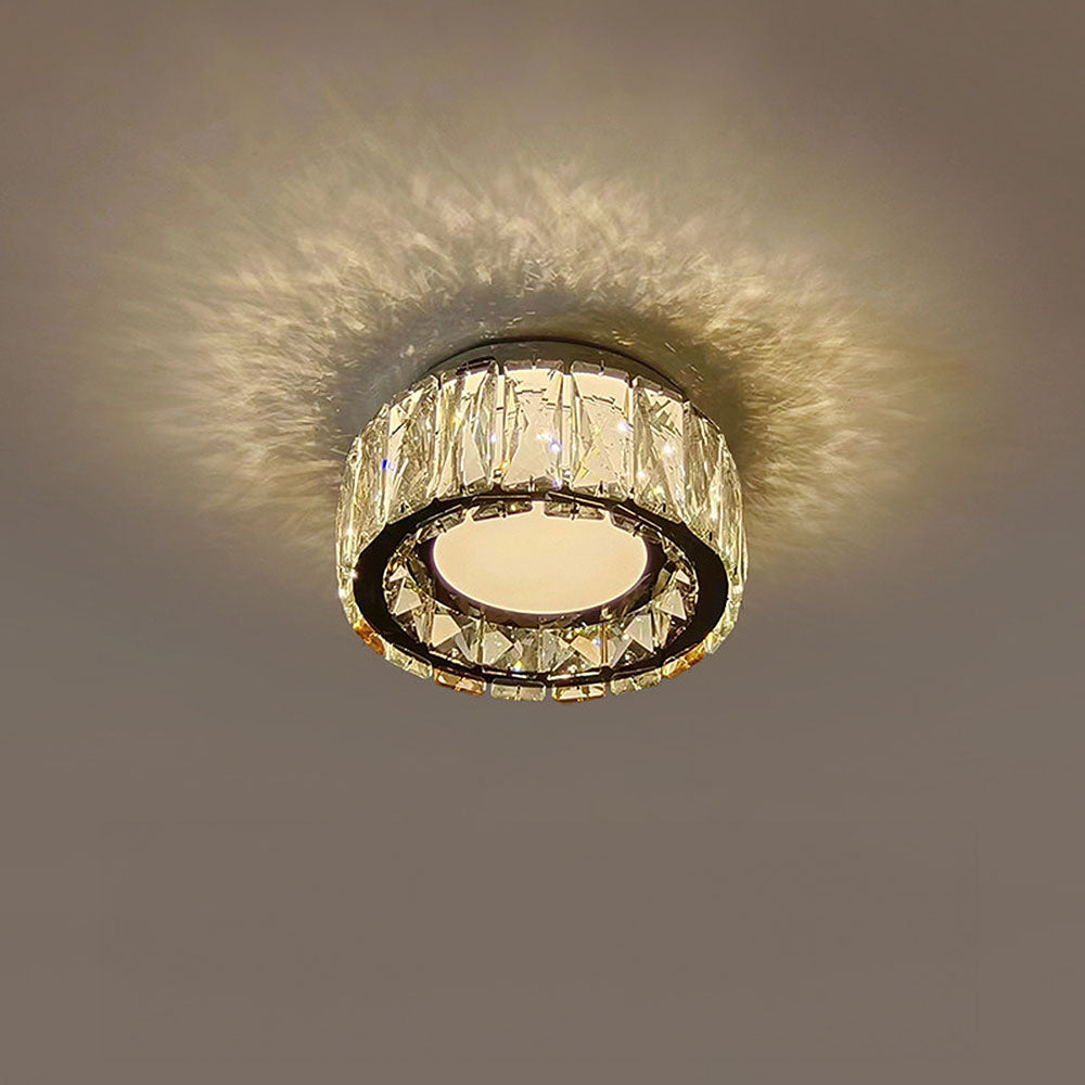 Crystal Luxury Hallway Flush Mount Ceiling Lights