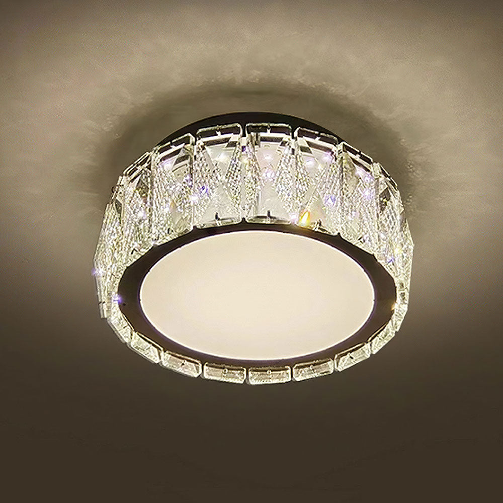 Crystal Luxury Hallway Flush Mount Ceiling Lights