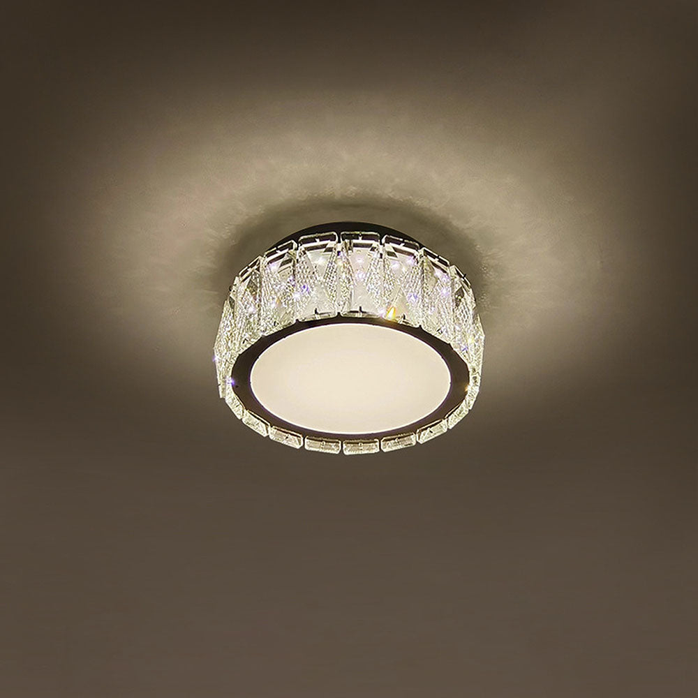 Crystal Luxury Hallway Flush Mount Ceiling Lights