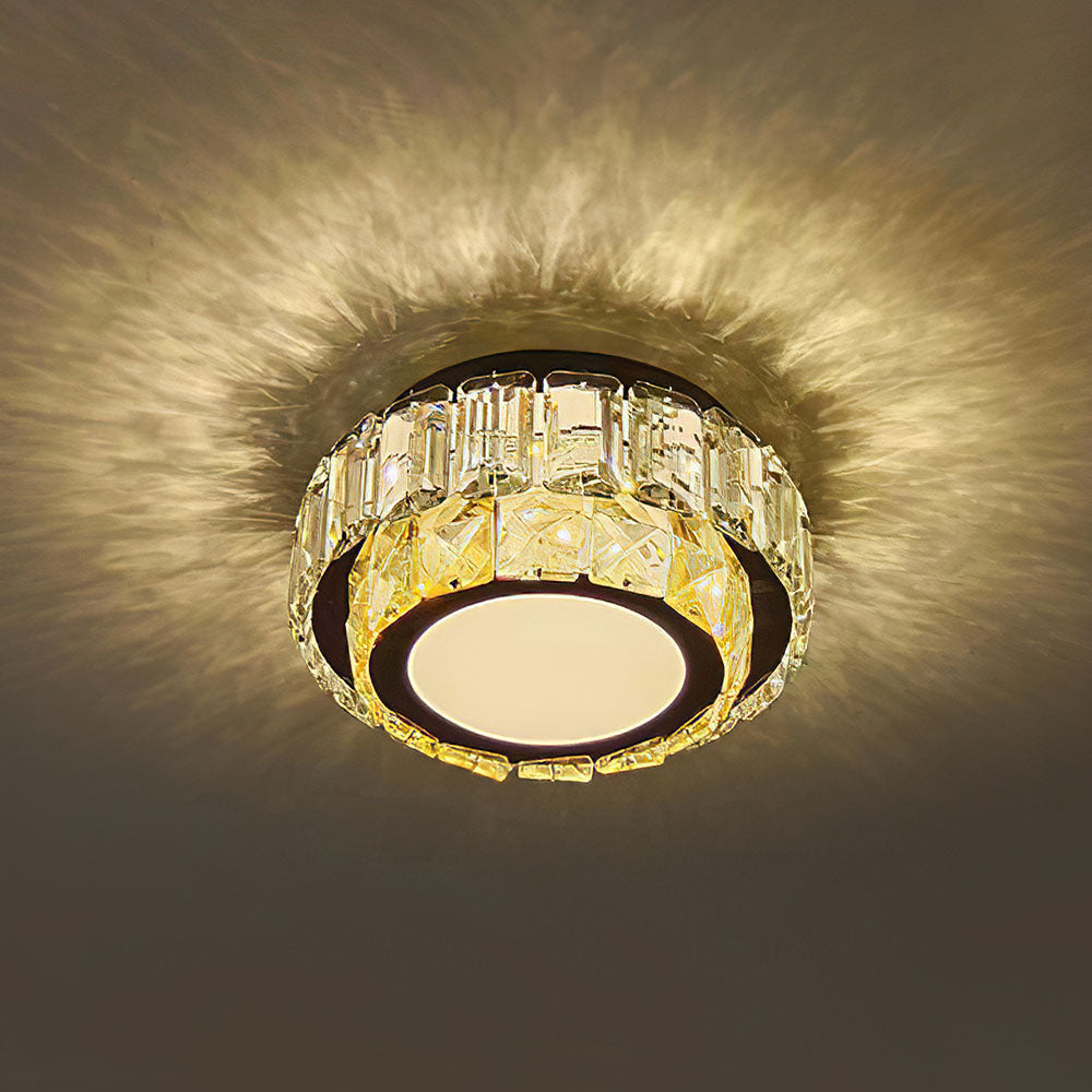 Crystal Luxury Hallway Flush Mount Ceiling Lights