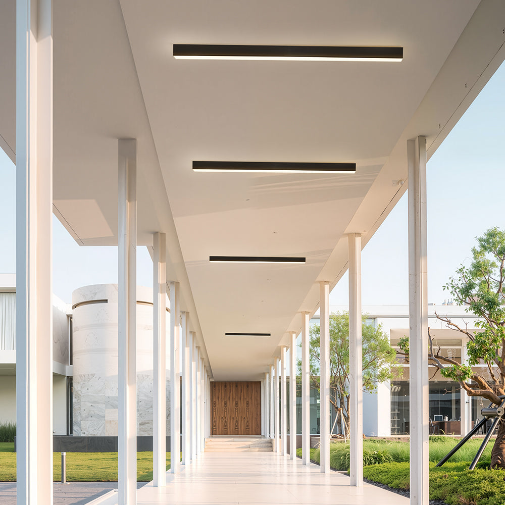 Contemporary Minimalist Long Strip LED Ceiling Lamp