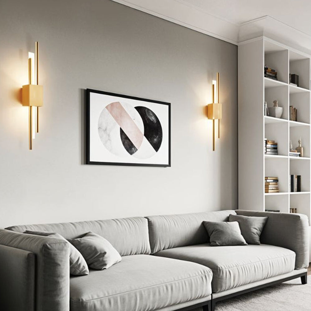 Modern Black And Gold Wall Sconce Lighting