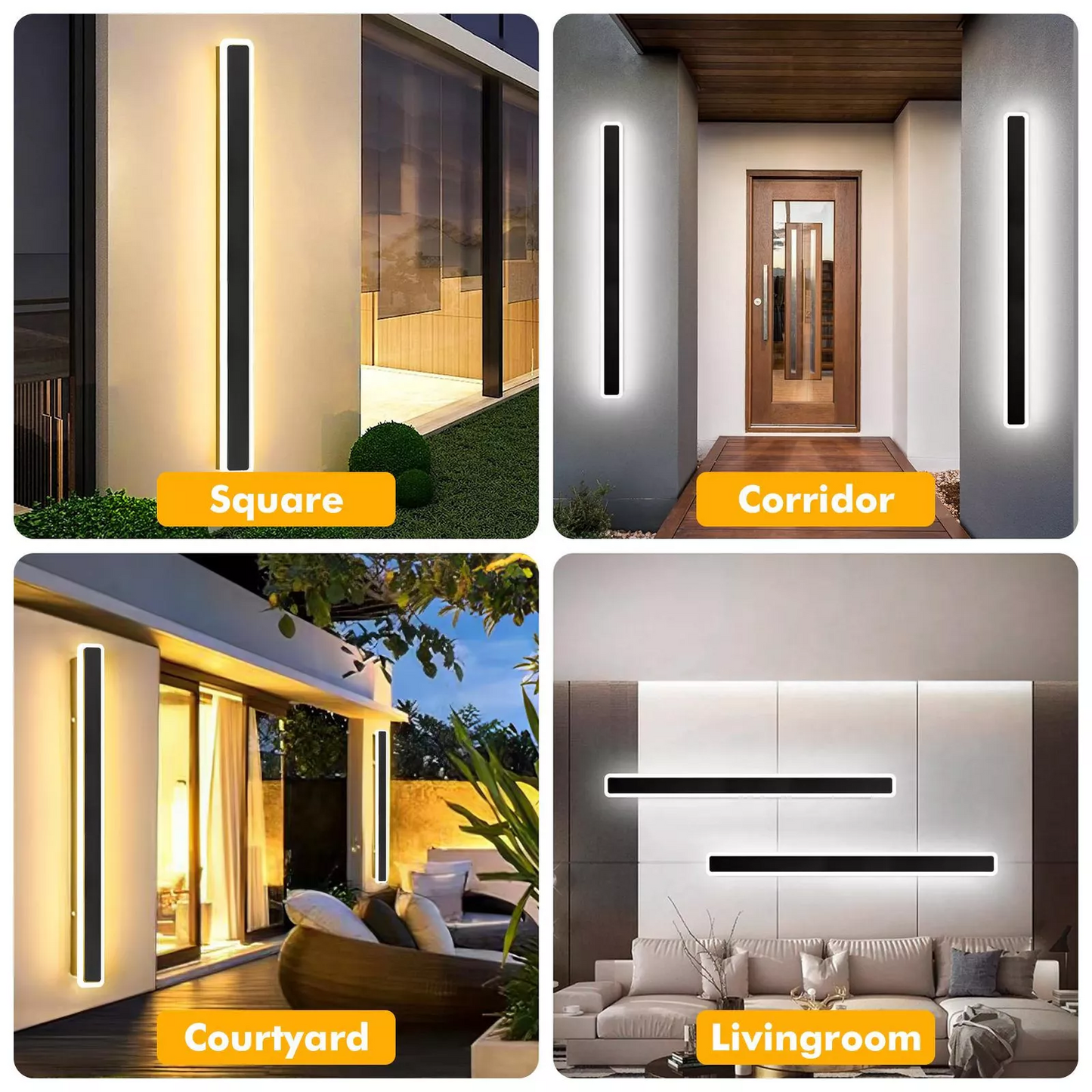 Outdoor IP65 Up Down Waterproof Wall Lights