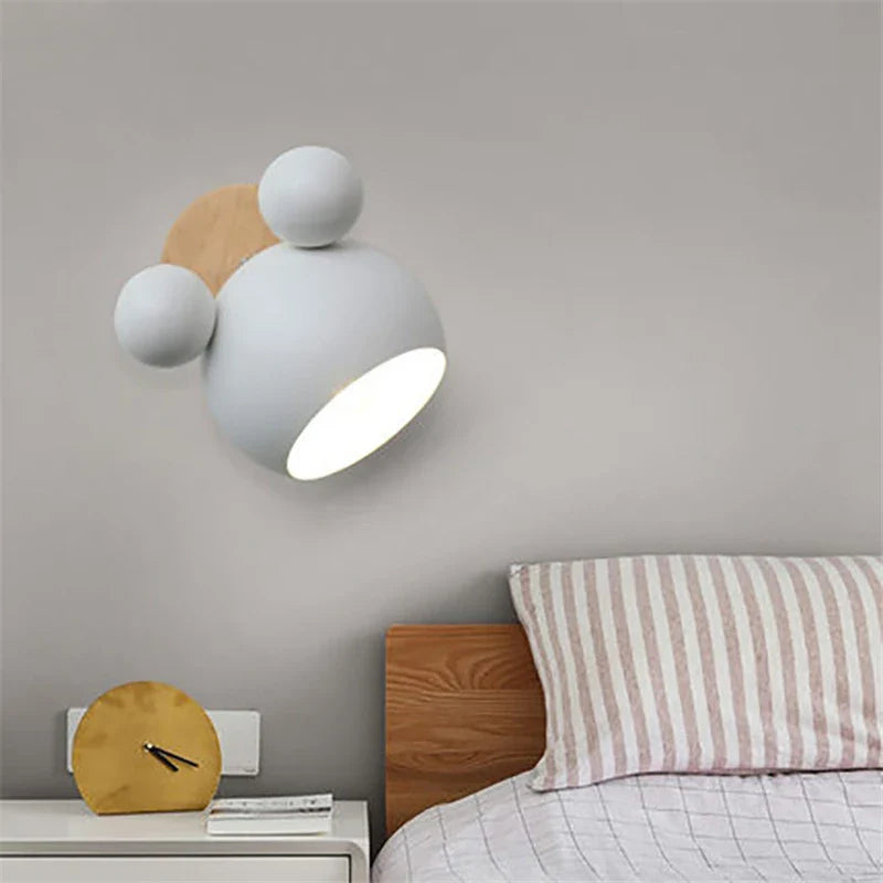 MickeyGlow Mouse Shaped LED Wall Lamp