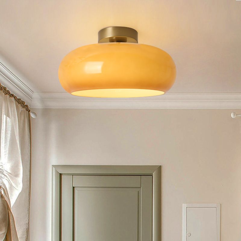 Round Vintage Glass Ceiling Lights