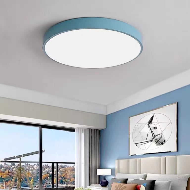 Circular Modern LED Flush Mount Ceiling Light