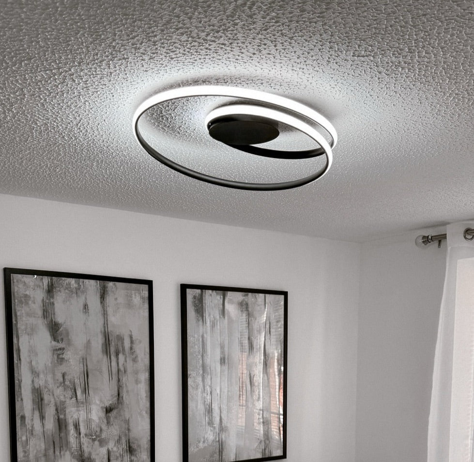 Metal Minimalist Living Room Ceiling Lamp