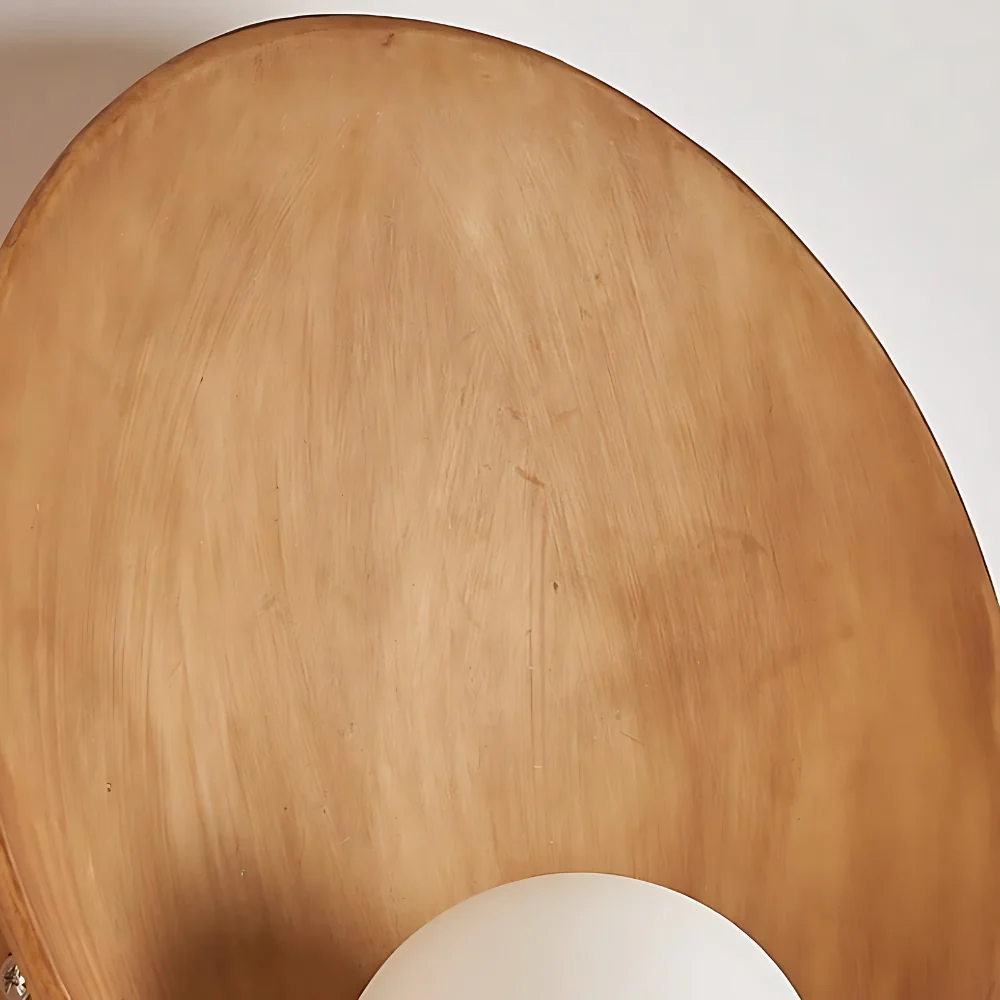 Japandi Wooden Resin Wall Lamp