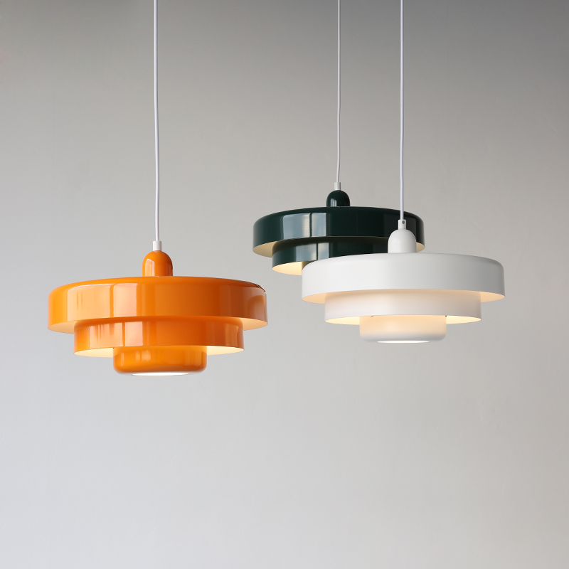 Mid Century Bauhaus Iron Pendant Lamp