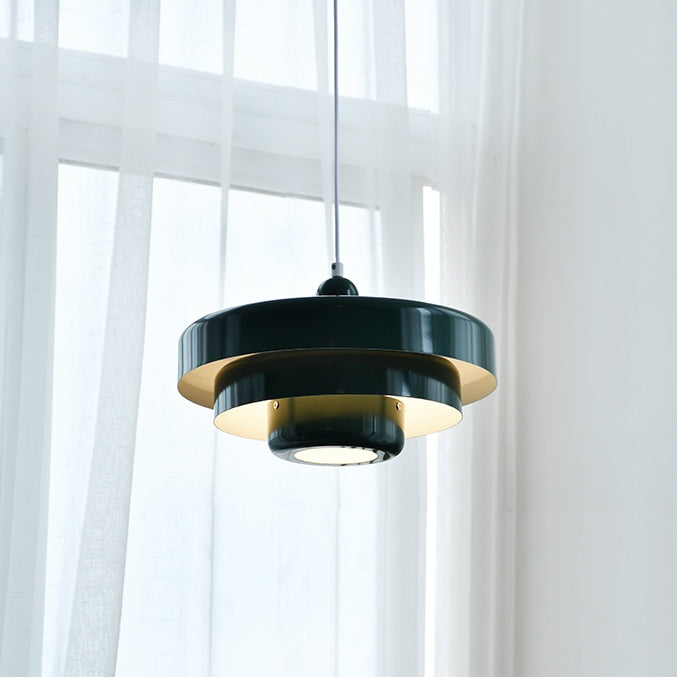 Mid Century Bauhaus Iron Pendant Lamp