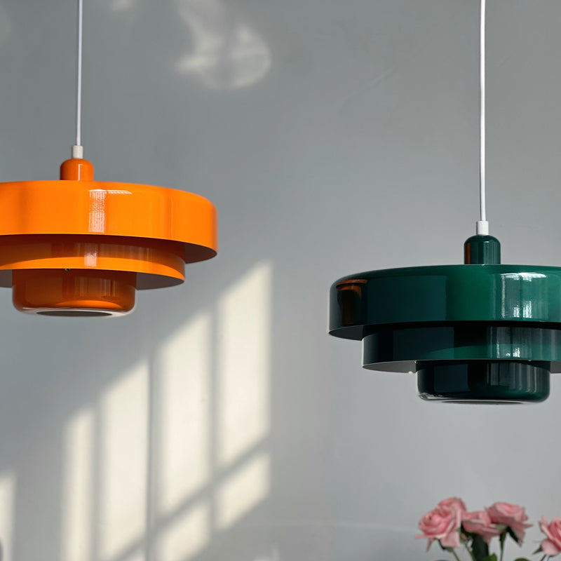 Mid Century Bauhaus Iron Pendant Lamp