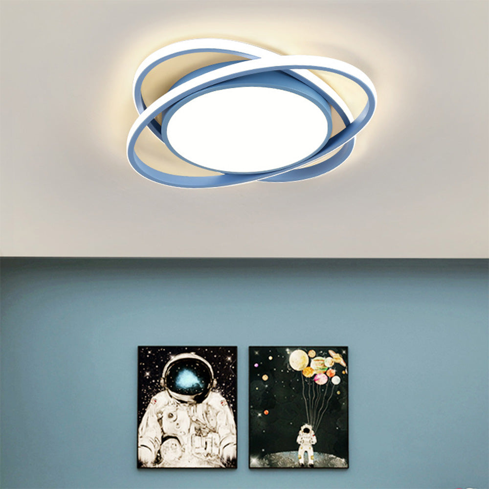 Flush Mount Stylish Bedroom Ceiling Lamp