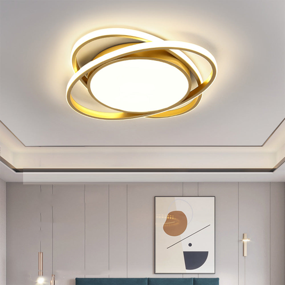 Flush Mount Stylish Bedroom Ceiling Lamp