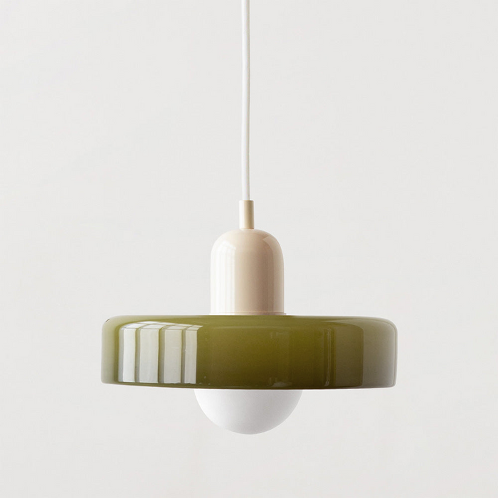 Bauhaus Modern Colorful Glass Pendant Light