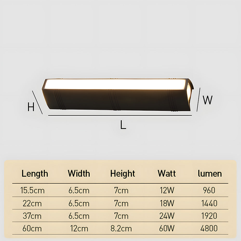 Waterproof Modern LED Outdoor Wall Light