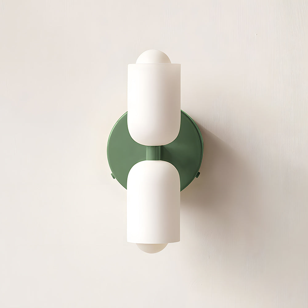 Modern Cream Double Head Wall Sconce