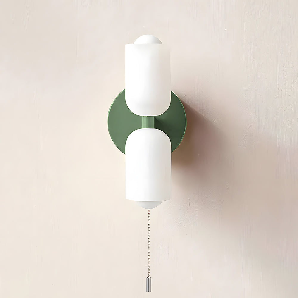 Modern Cream Double Head Wall Sconce