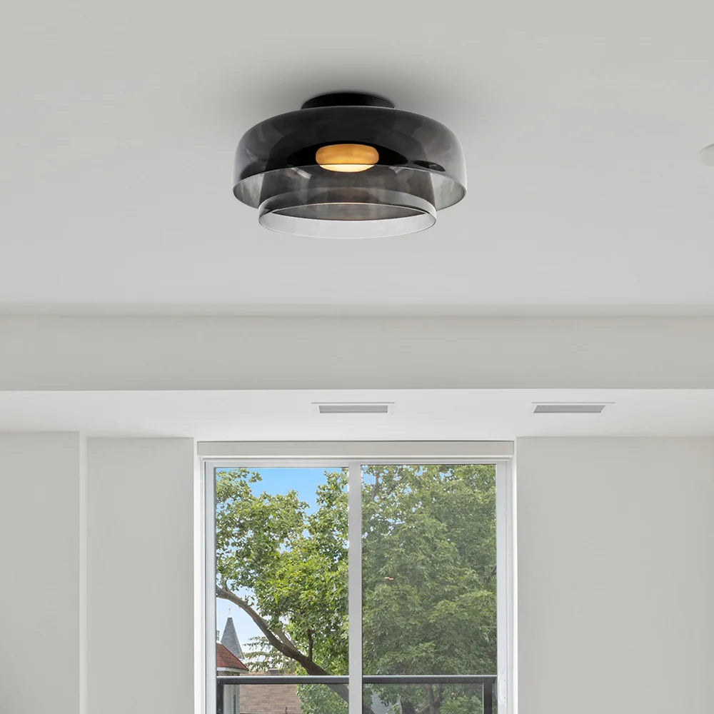 Nordic Designer Medieval Glass Ceiling Lamp