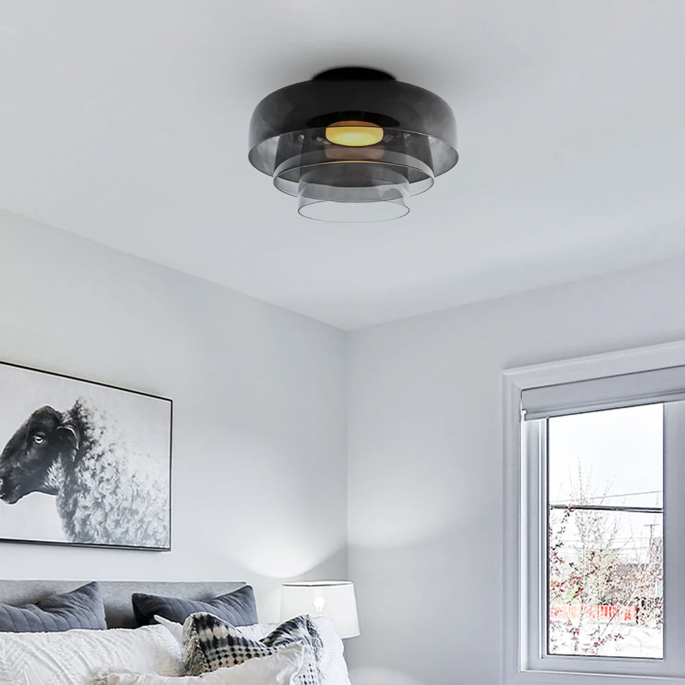Nordic Designer Medieval Glass Ceiling Lamp
