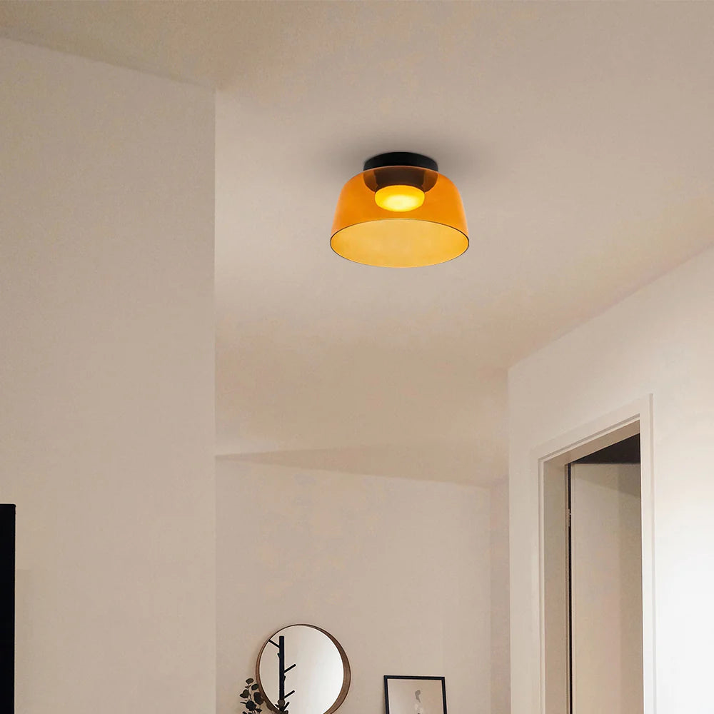 Nordic Designer Medieval Glass Ceiling Lamp
