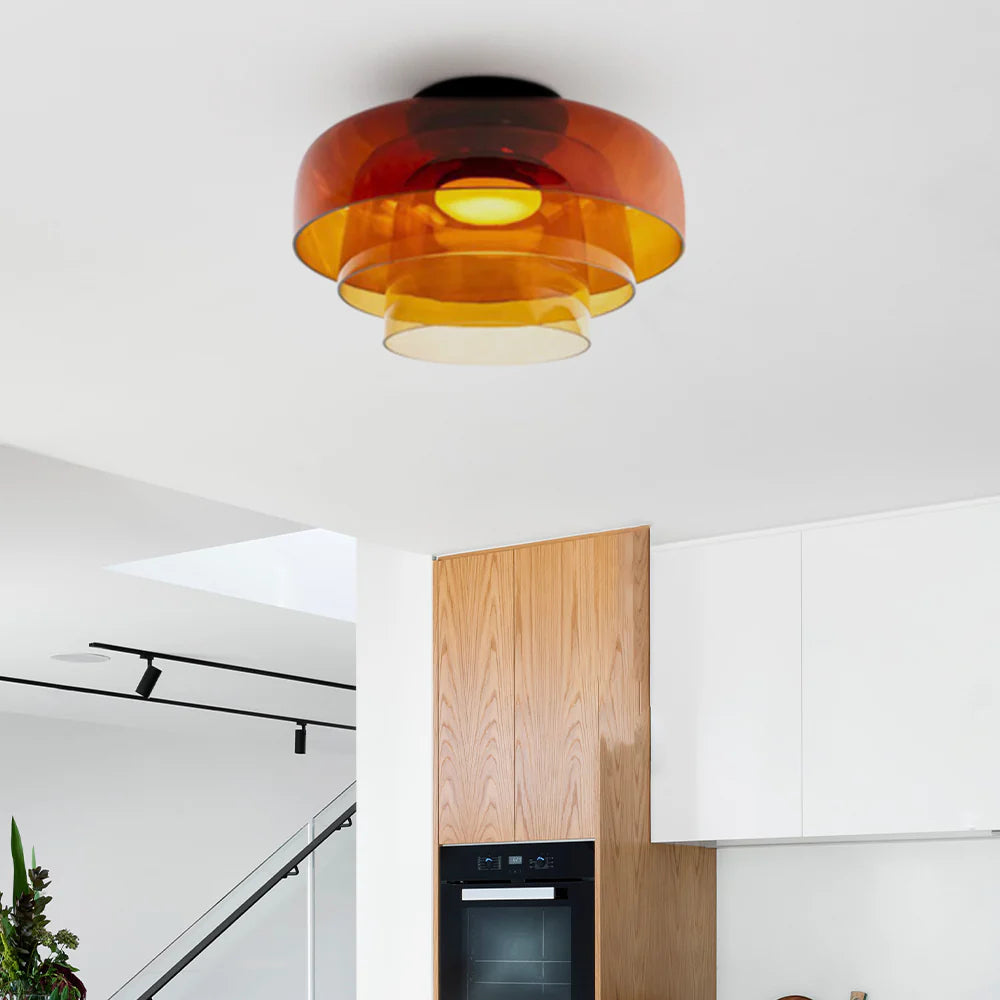 Nordic Designer Medieval Glass Ceiling Lamp
