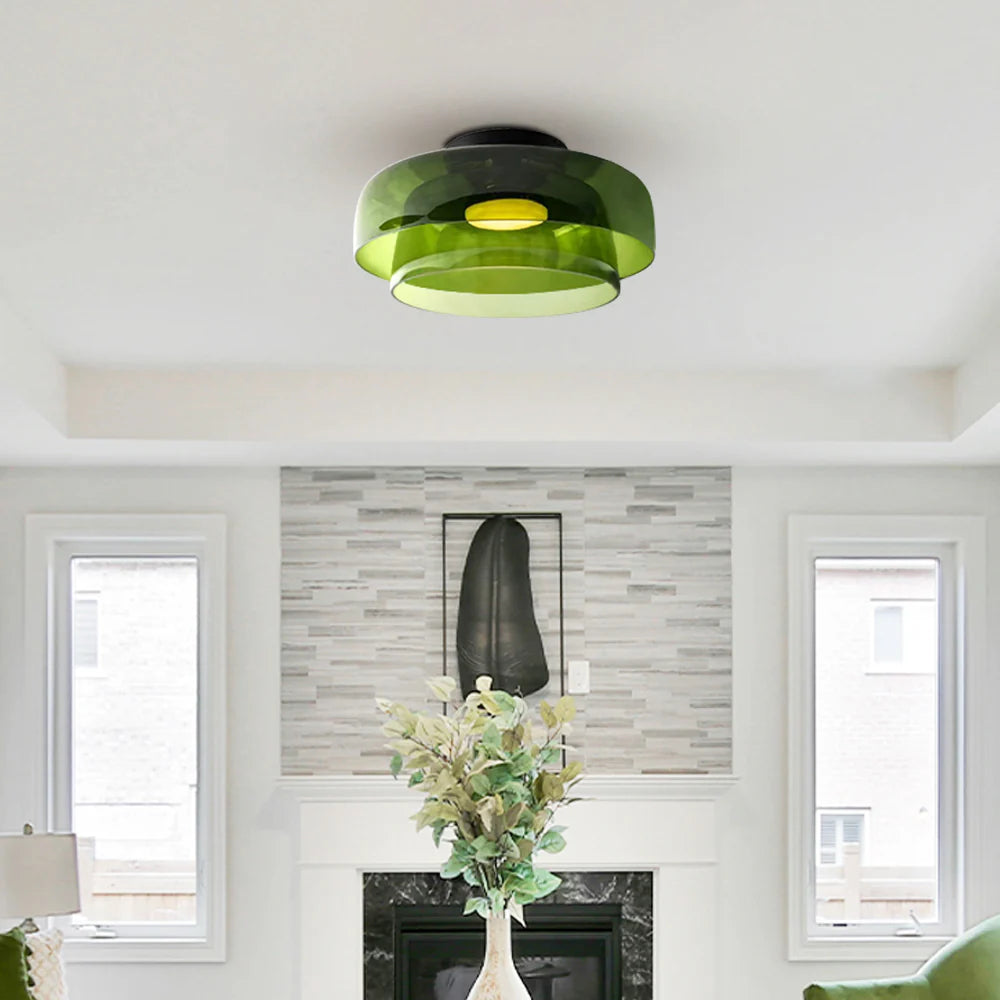 Nordic Designer Medieval Glass Ceiling Lamp
