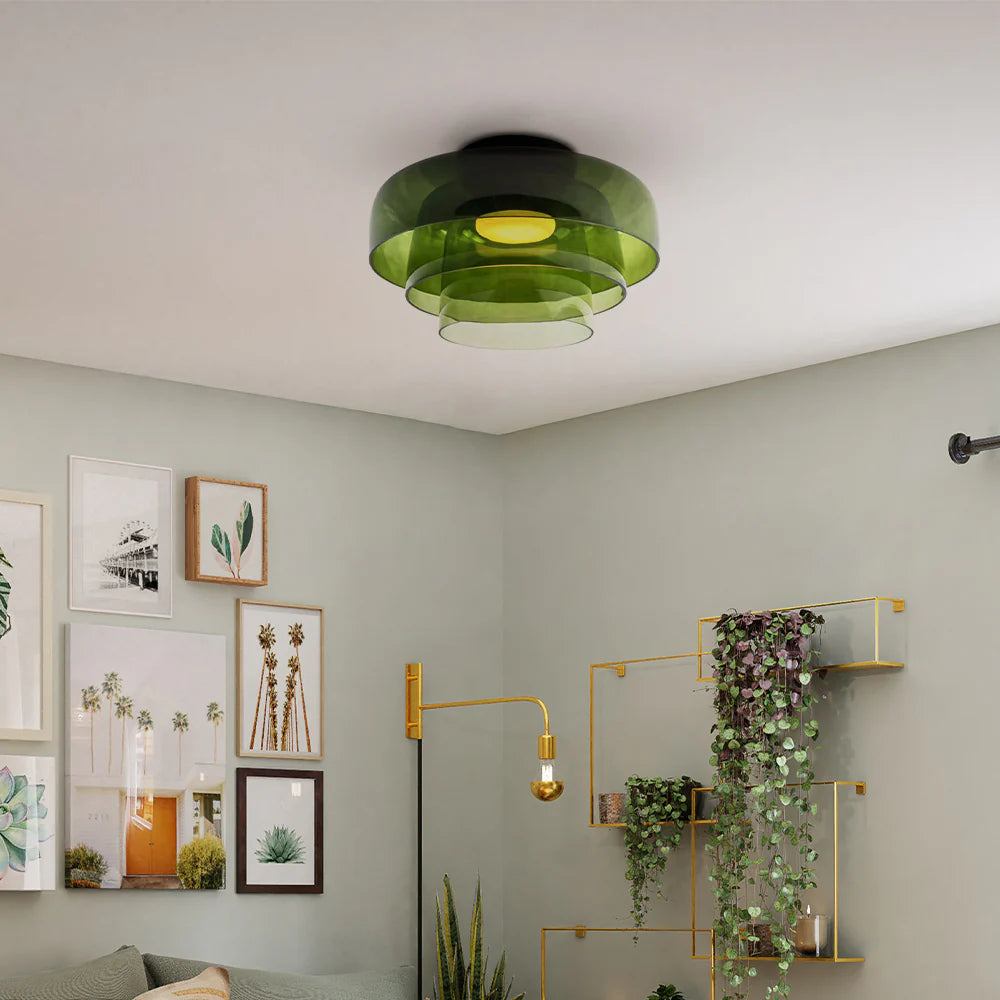 Nordic Designer Medieval Glass Ceiling Lamp