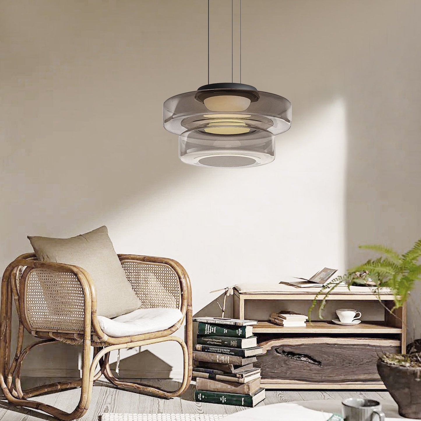 Creative Modern Round Glass Pendant Light