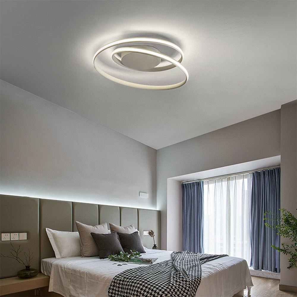 Metal Minimalist Living Room Ceiling Lamp