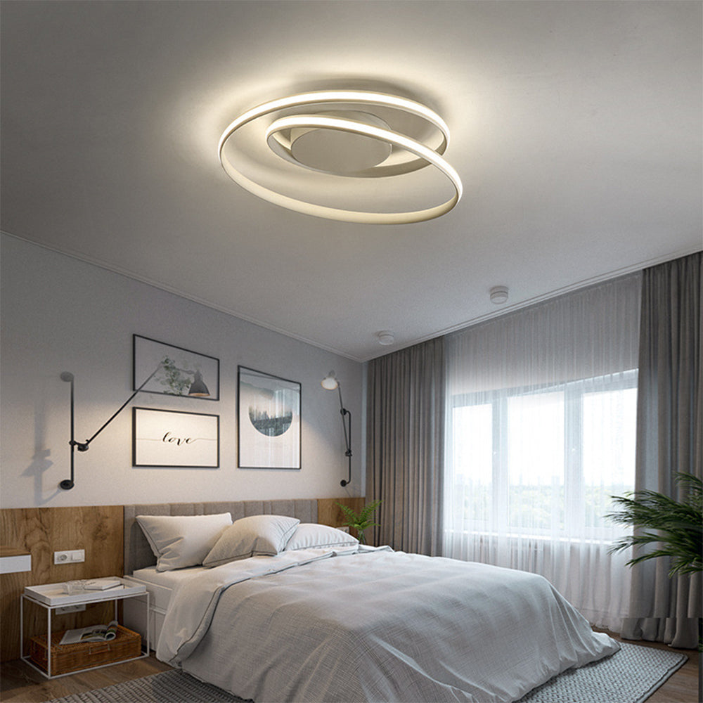 Metal Minimalist Living Room Ceiling Lamp