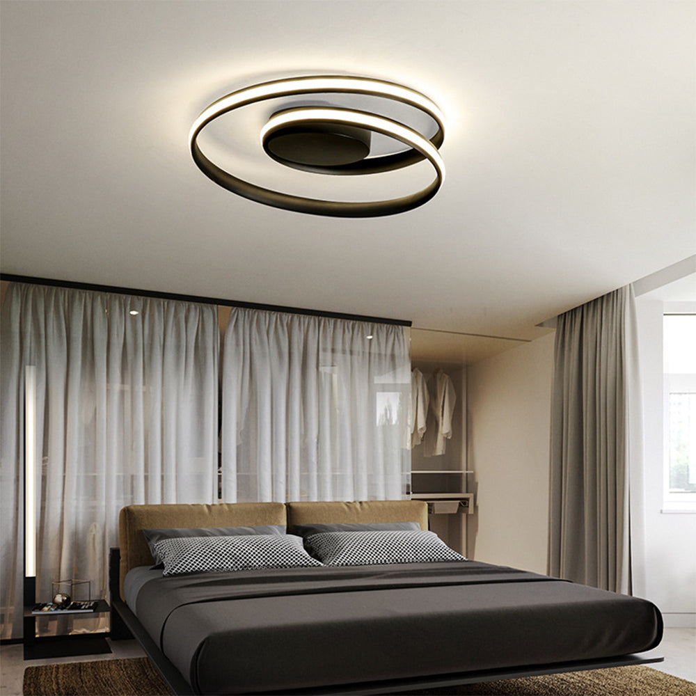 Metal Minimalist Living Room Ceiling Lamp