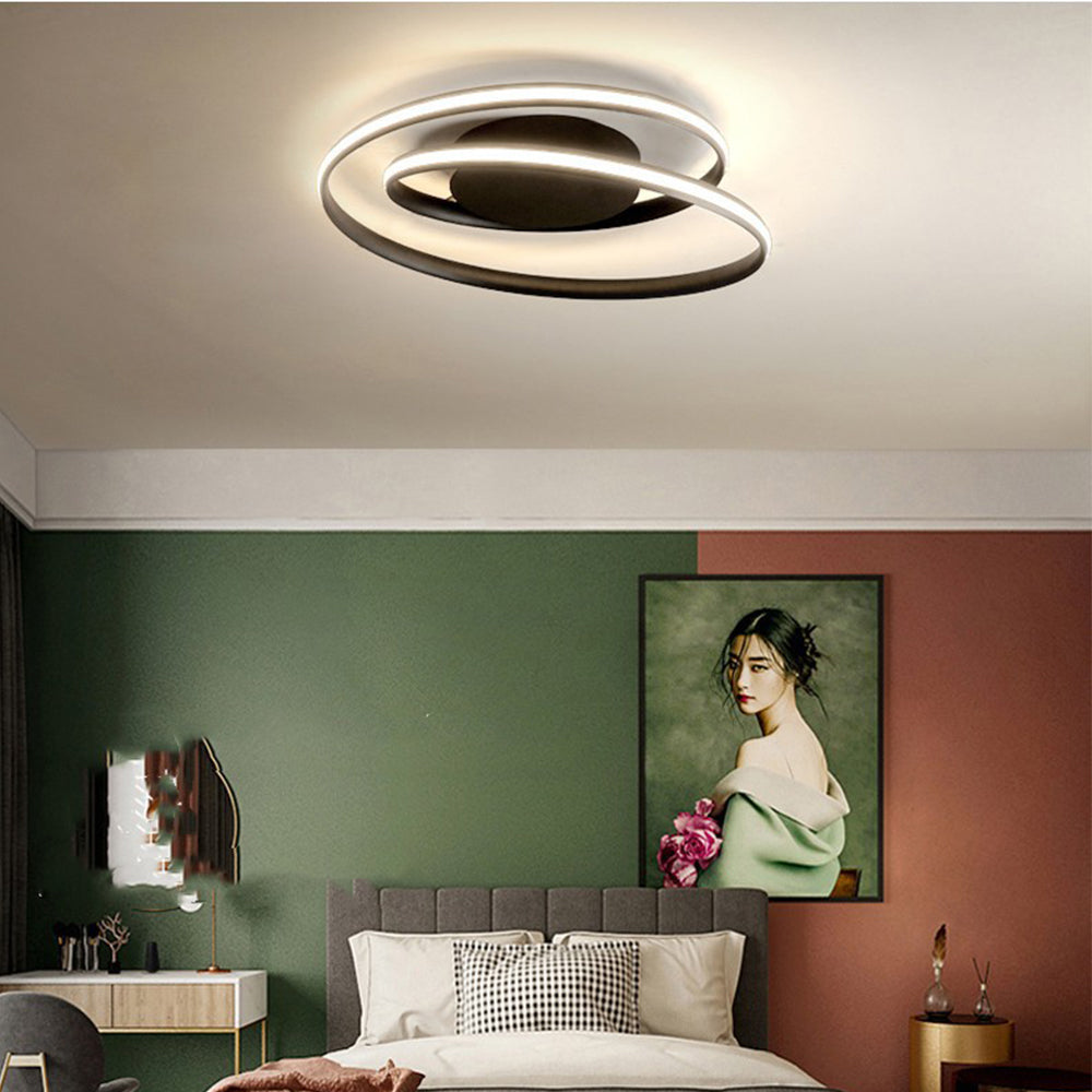Metal Minimalist Living Room Ceiling Lamp