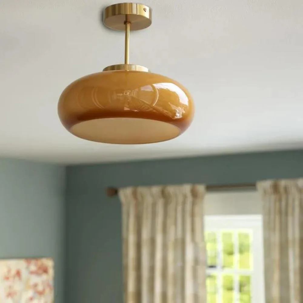 Nordic Vintage French Style Brass Chandelier
