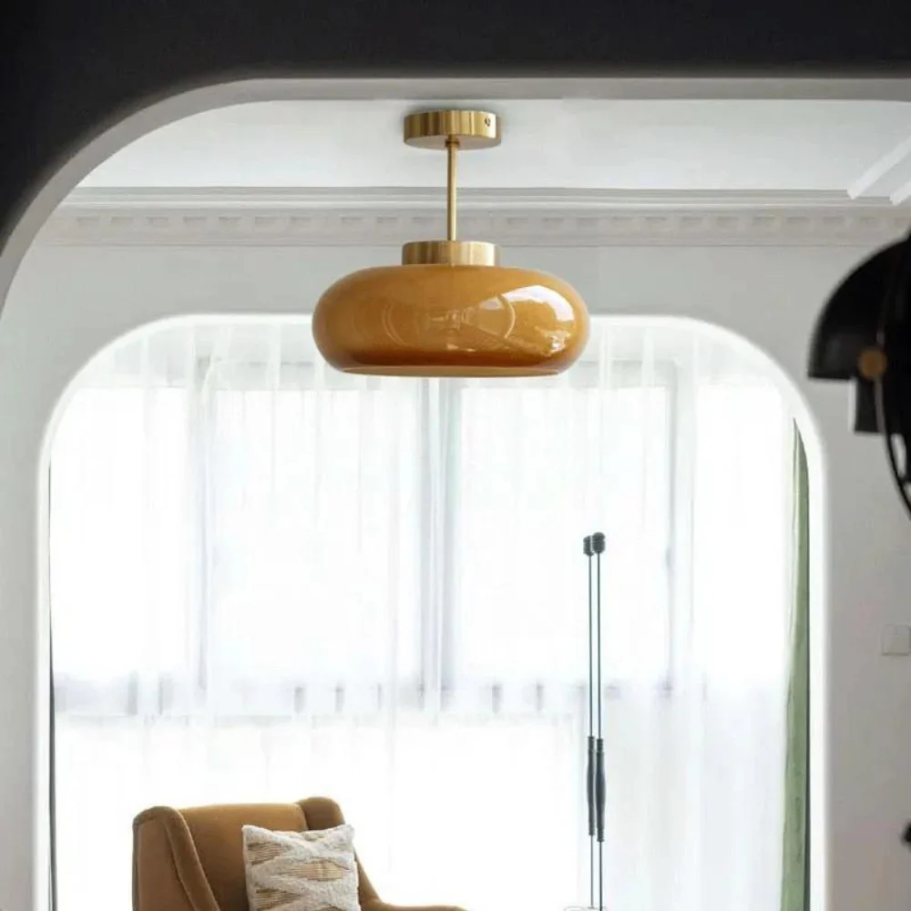 Nordic Vintage French Style Brass Chandelier