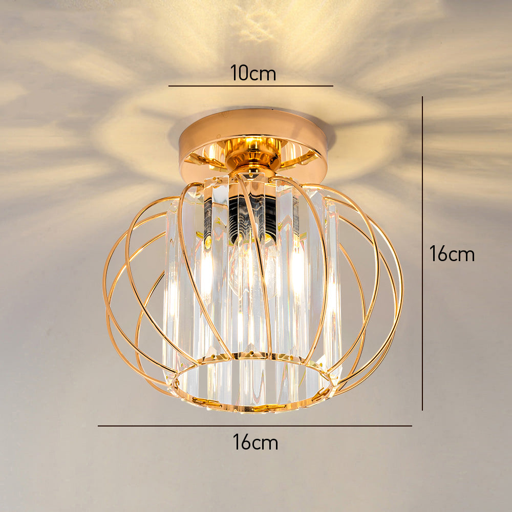 Nordic Simple Globular Glass Hallway Pendant Light