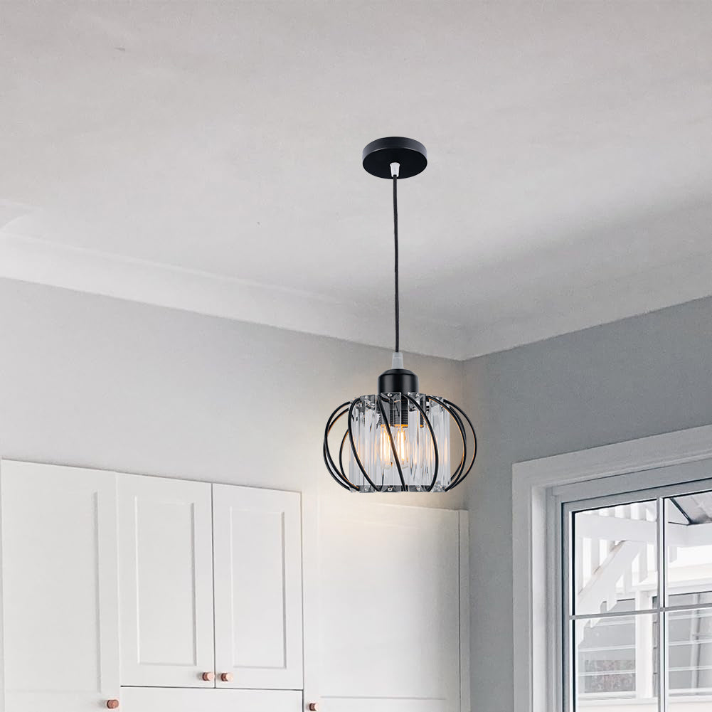 Nordic Simple Globular Glass Hallway Pendant Light